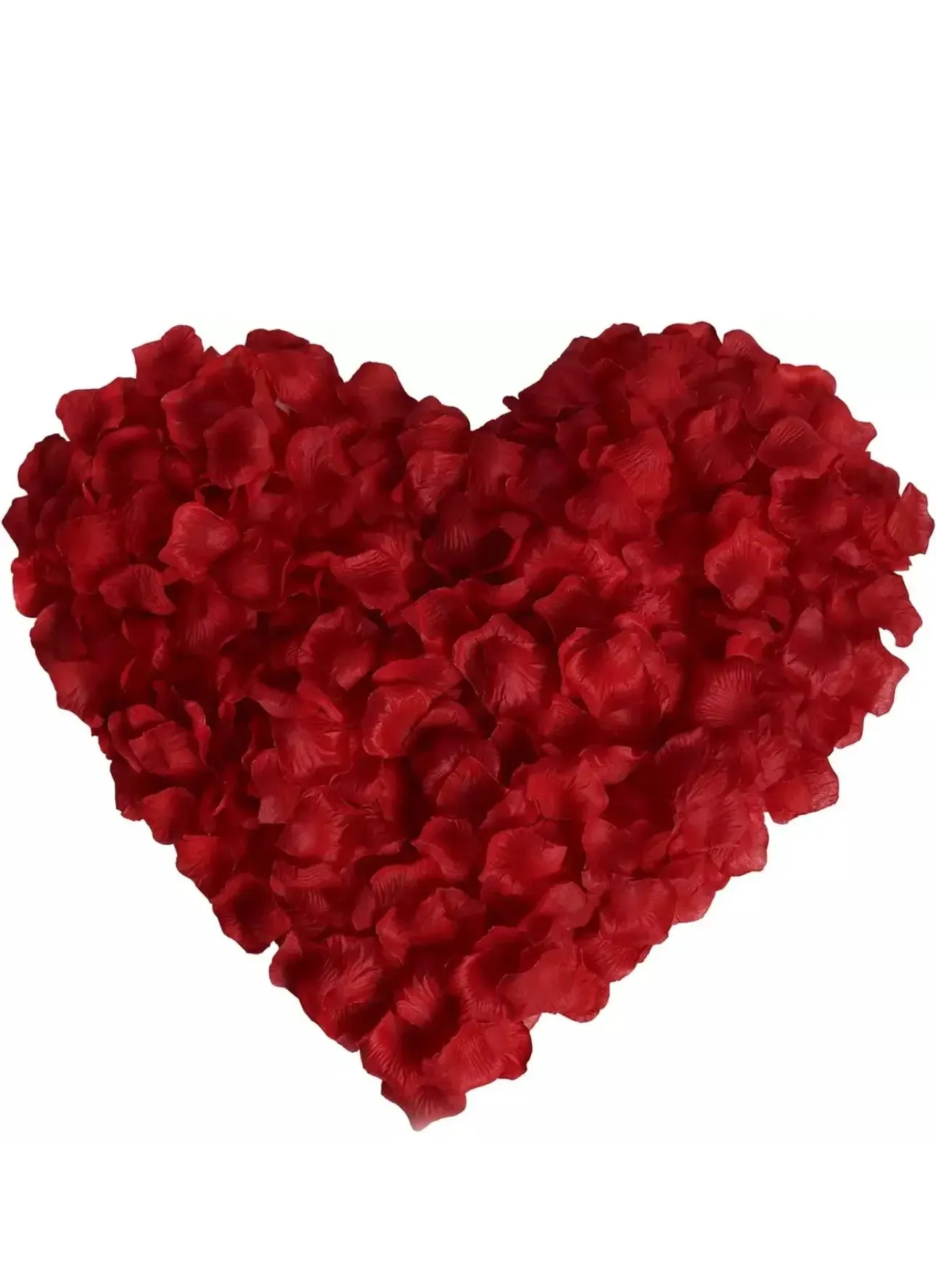 100 Pcs/Pack Artificial Flower Rose Petals for Wedding Valentine's Day Decor DARK RED