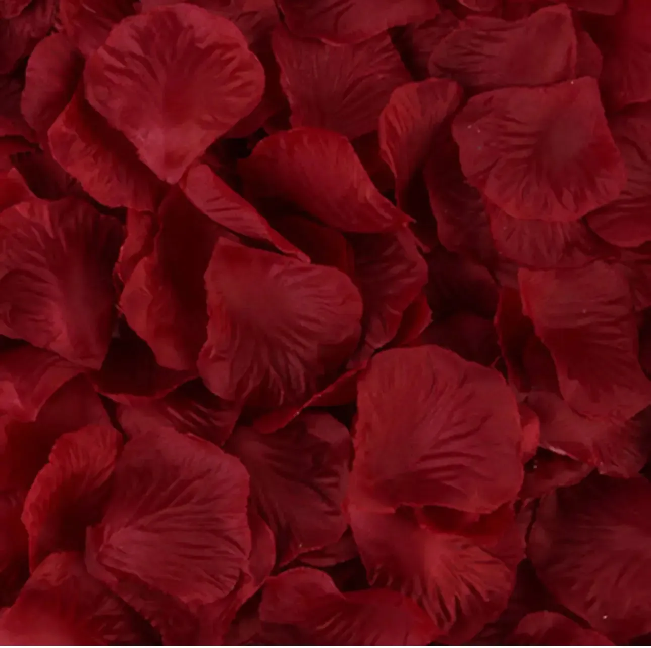 100 Pcs/Pack Artificial Flower Rose Petals for Wedding Valentine's Day Decor DARK RED