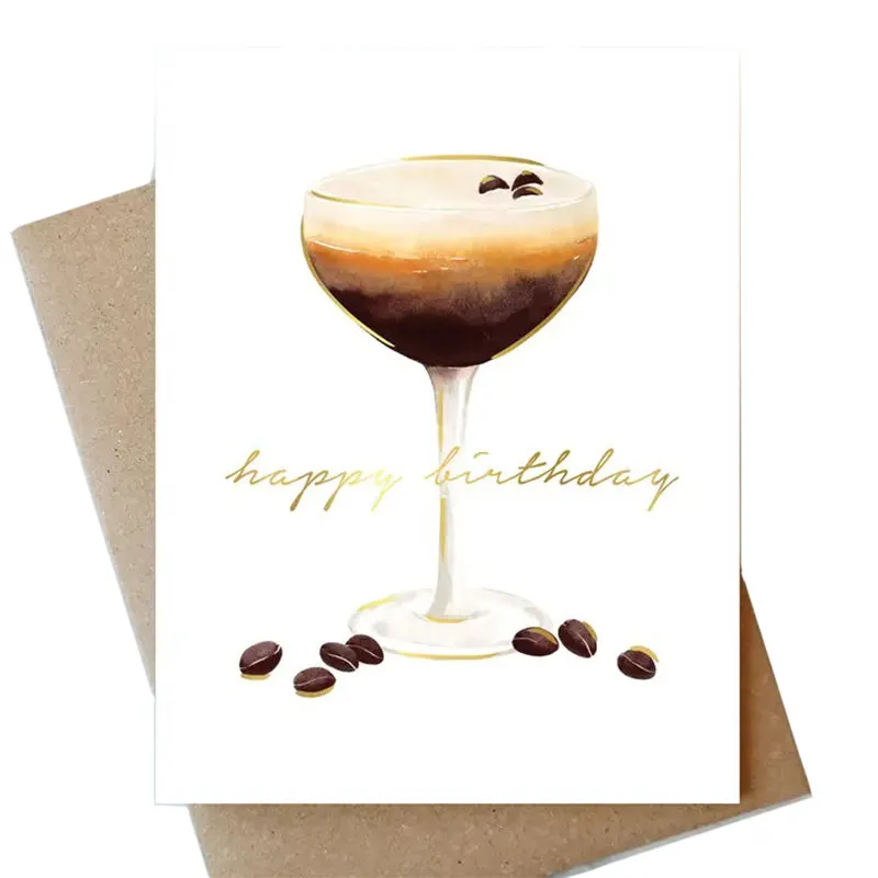 ABIGAIL JAYNE DESIGN | Espresso Martini Birthday Card