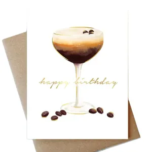 ABIGAIL JAYNE DESIGN | Espresso Martini Birthday Card