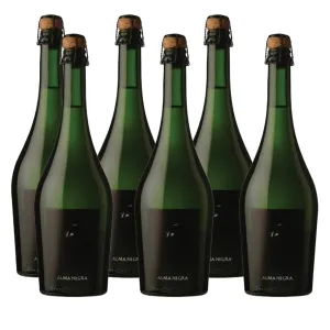 Alma Negra Blanc de Blancs Sparkling Wine By Ernesto Catena 750ml/25.36oz (6 Bottles)