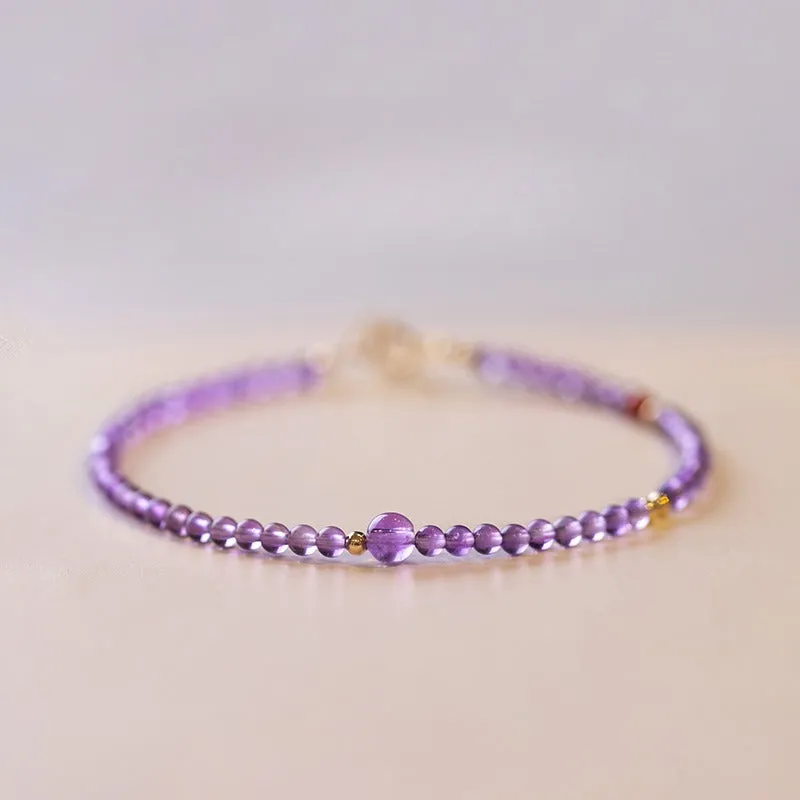 Amethyst Bracelet Anniversary Gifts For Her