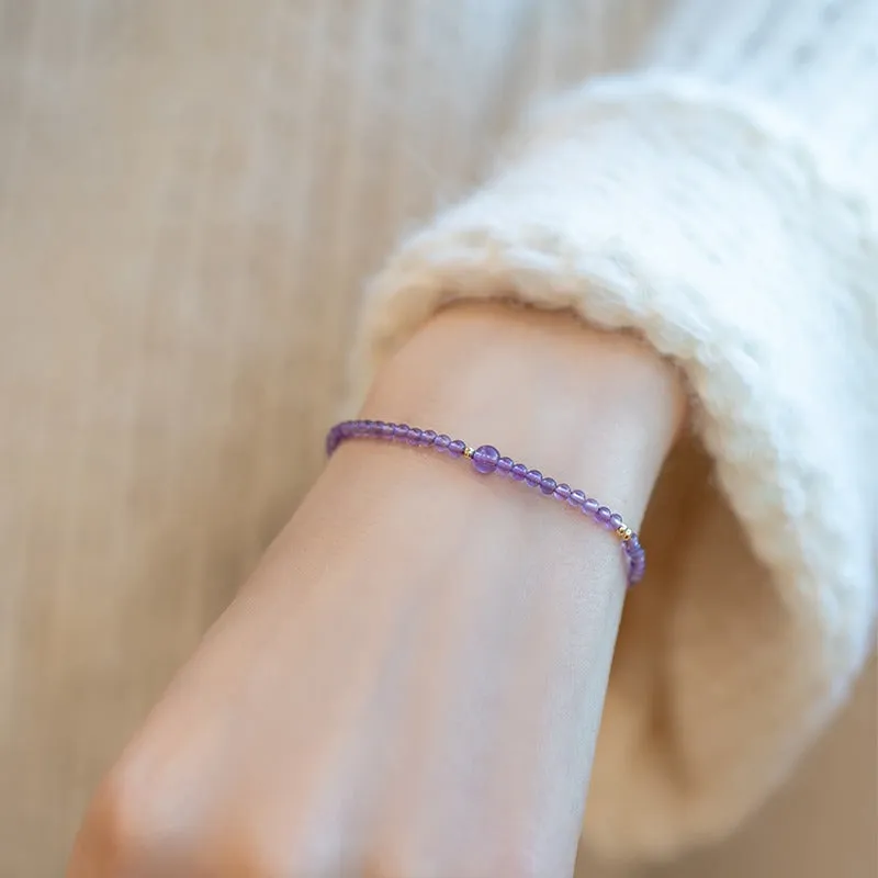 Amethyst Bracelet Anniversary Gifts For Her