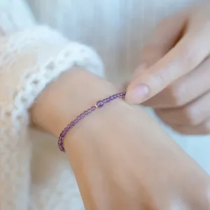 Amethyst Bracelet Anniversary Gifts For Her