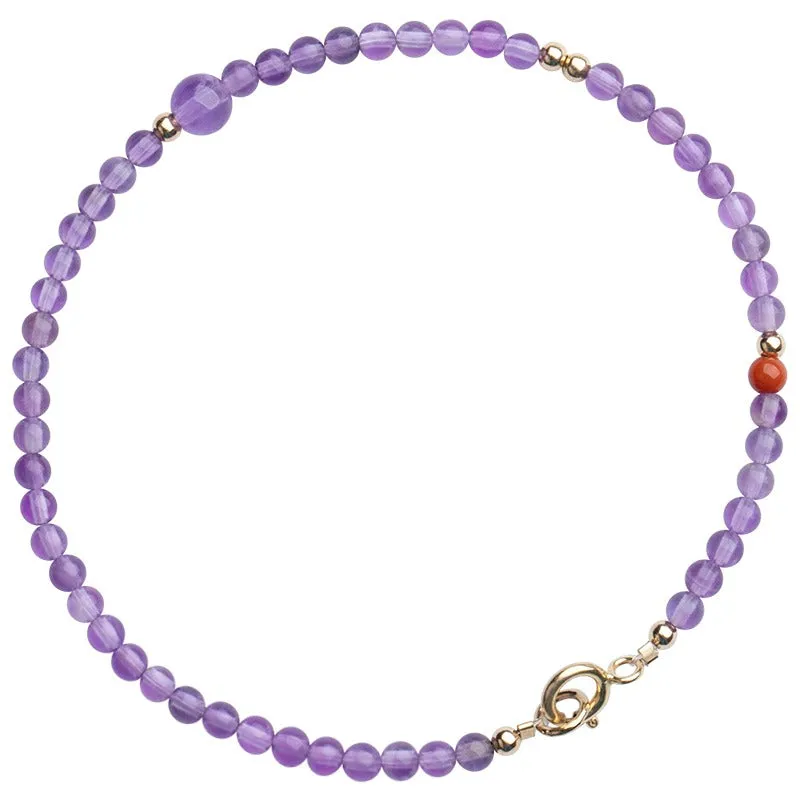 Amethyst Bracelet Anniversary Gifts For Her