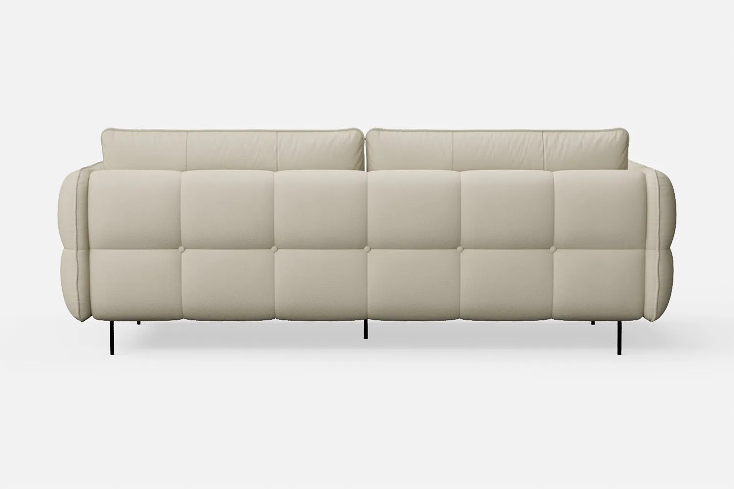 Anzio 3 Seater Sofa Cream Leather