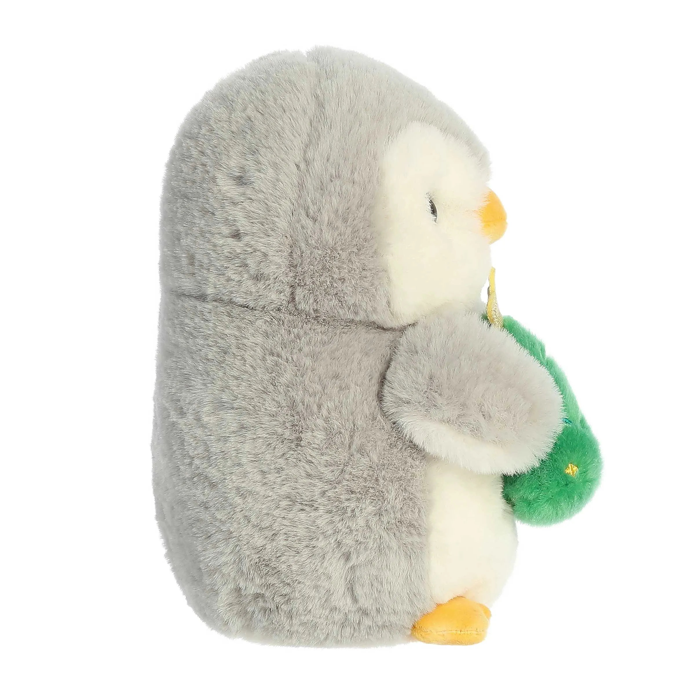 Aurora PomPom Penguin with Christmas Tree 8"