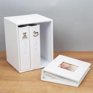 Bambino Triple White Photo Album Set