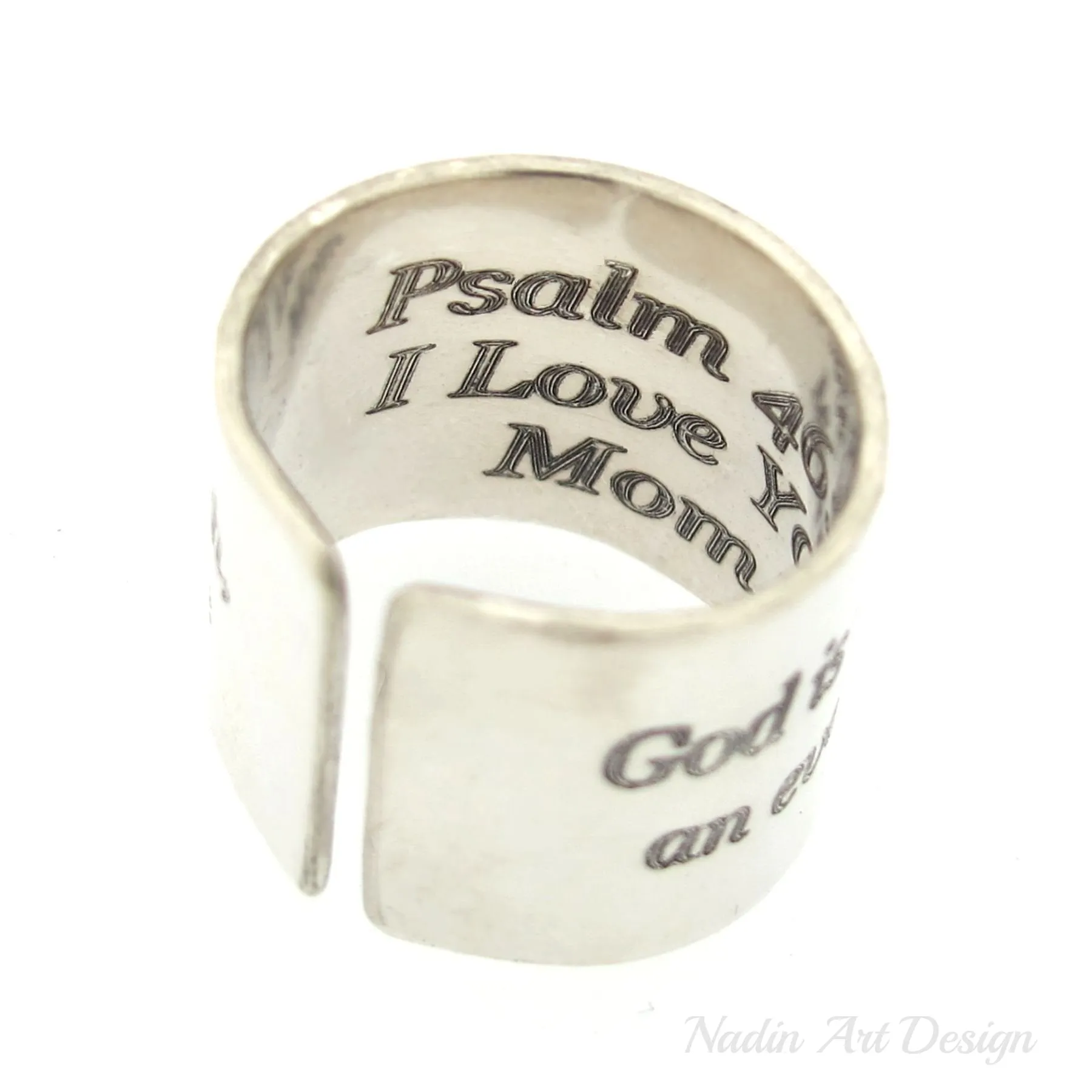 Bible Verse Custom Ring