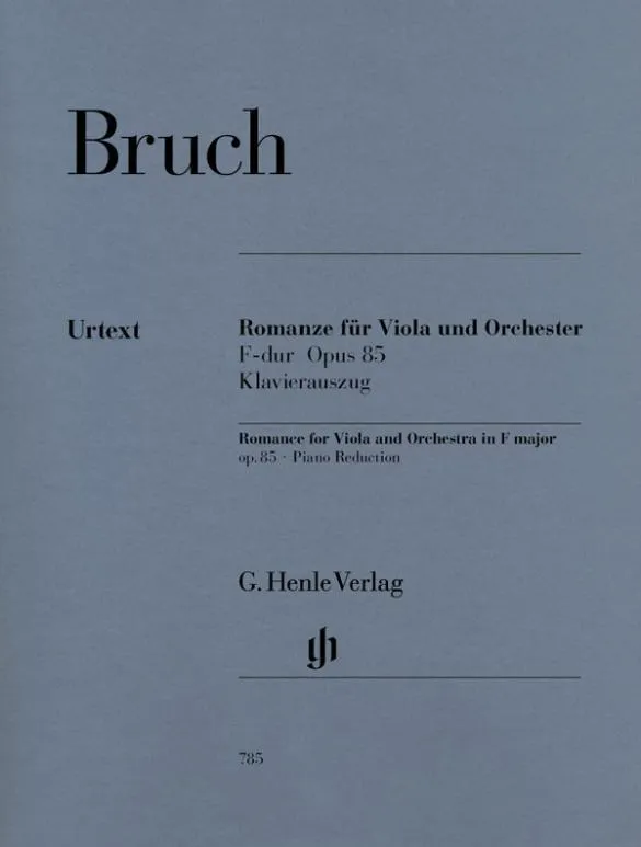 Bruch, Romance in F Op. 85 for Viola and Piano (Henle)