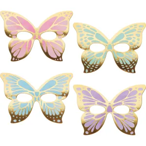 Butterfly Shimmer Masks - 8 Pkt