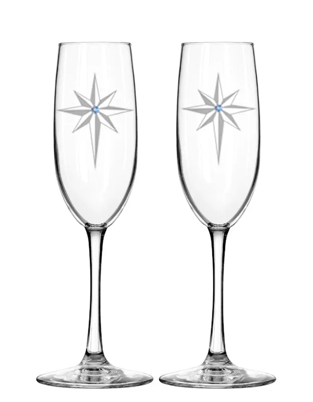 Champagne Flutes - Healy Signature Collection