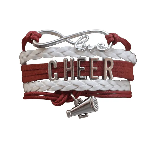 Cheer Charm Bracelet - 22 Team Colors Available