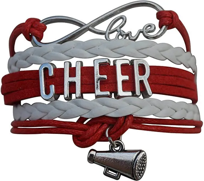 Cheer Charm Bracelet - 22 Team Colors Available