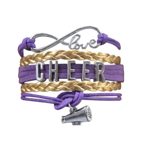 Cheer Charm Bracelet - 22 Team Colors Available