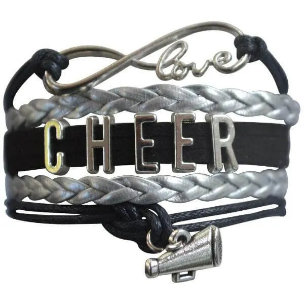 Cheer Charm Bracelet - 22 Team Colors Available