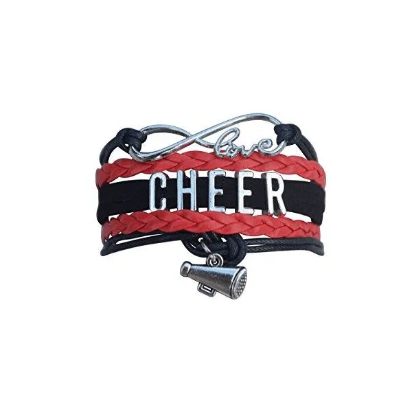 Cheer Charm Bracelet - 22 Team Colors Available