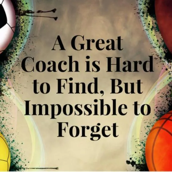 Cheer Great Coach is Hard to Find But Impossible to Forget Keychain