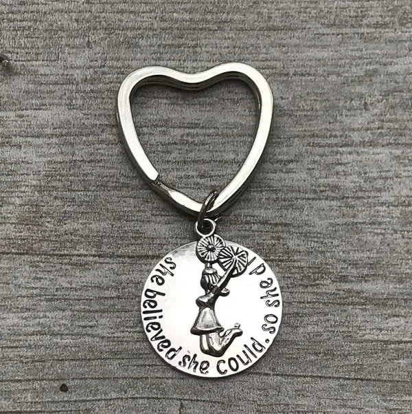 Cheer Keychain- She Believed She Could So She Did