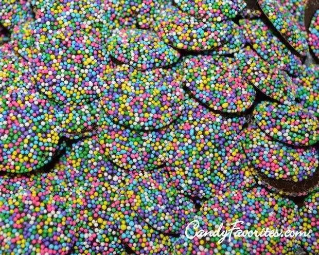 Chocolate Pastel Nonpareils Flat Bags