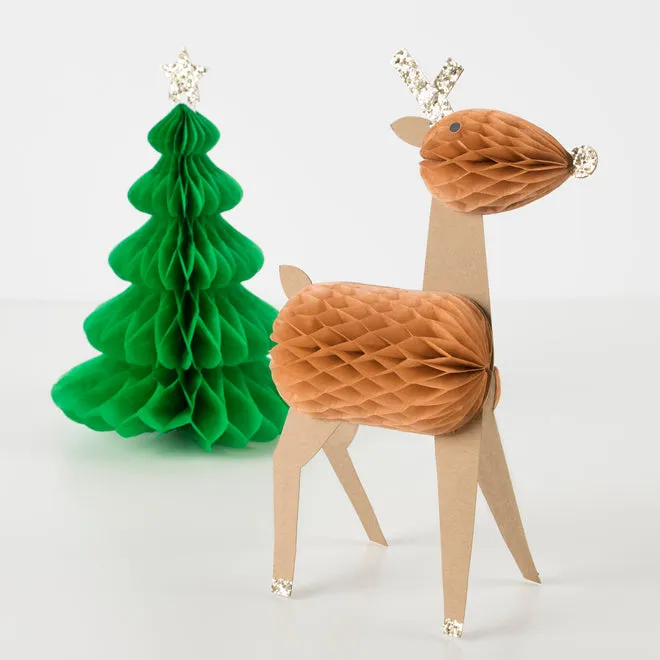 Christmas Decorations - Honeycomb Christmas Characters