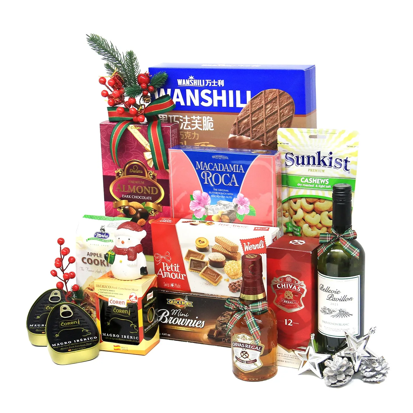 Christmas Hamper with Premium Wines | MA244