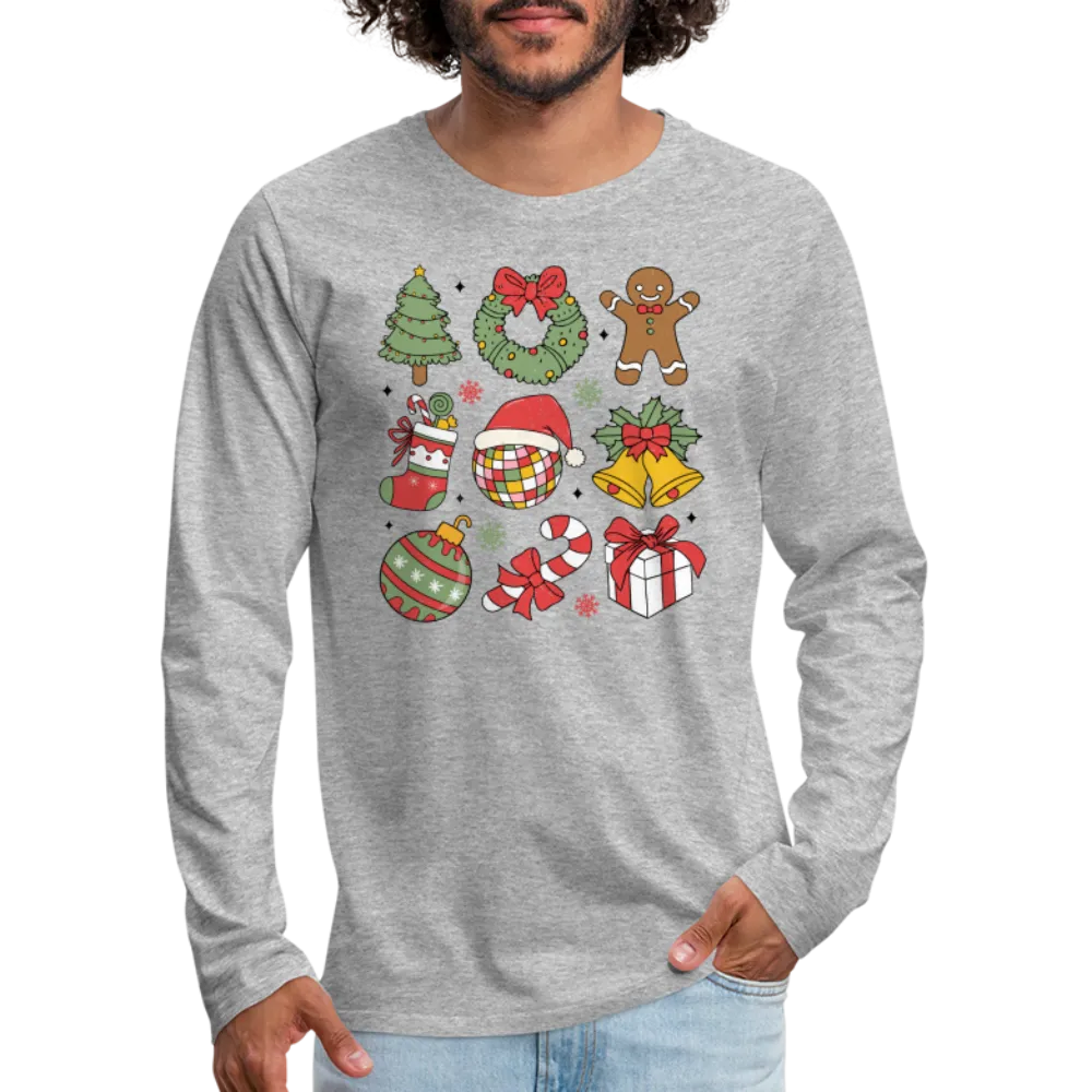 Christmas Holiday Season Men's Premium Long Sleeve T-Shirt