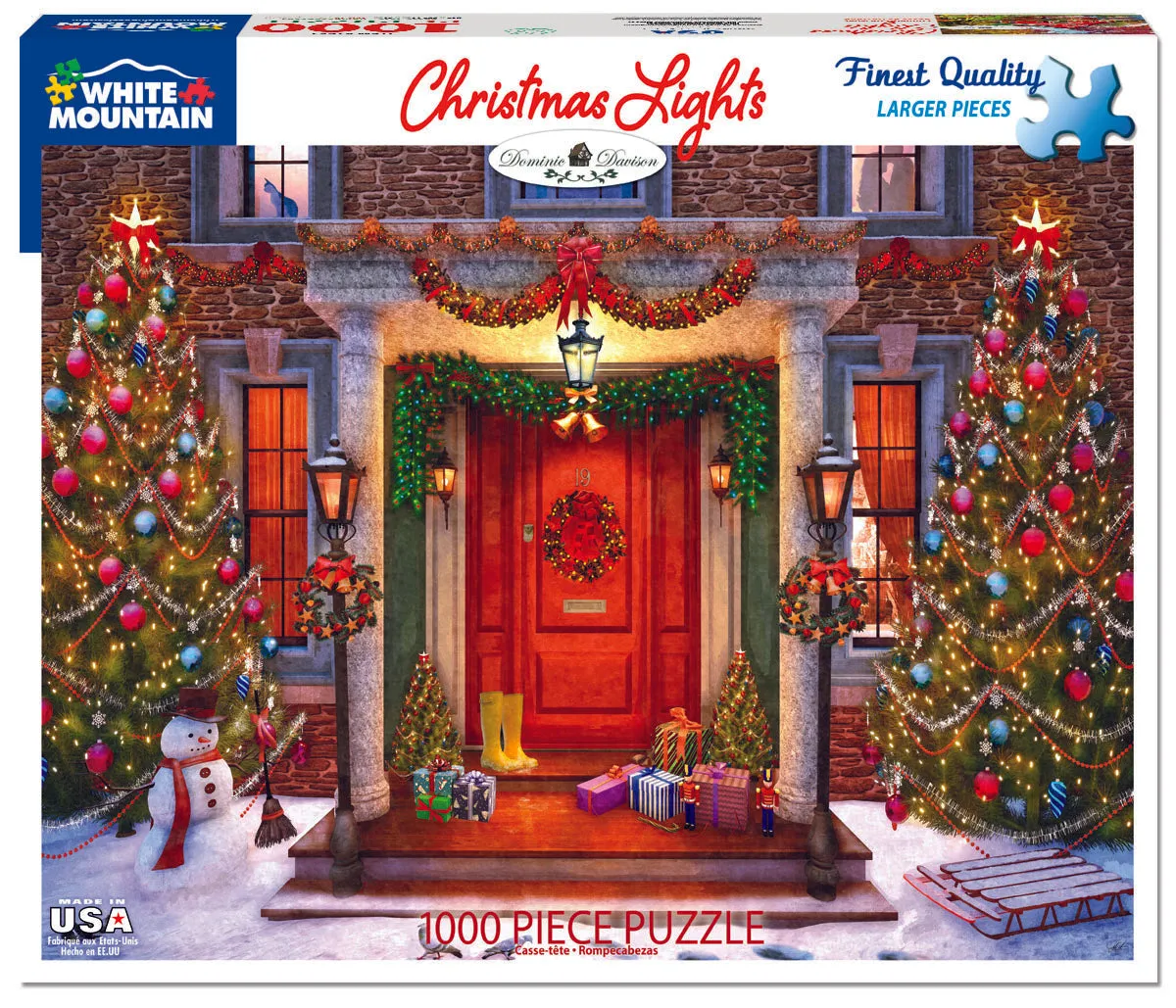 Christmas Lights (1651pz) - 1000 Piece Jigsaw Puzzle