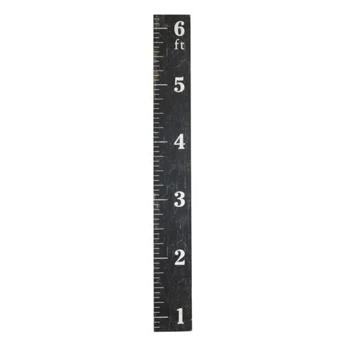 Creative Co-Op Wall Decor with Ruler Growth Chart