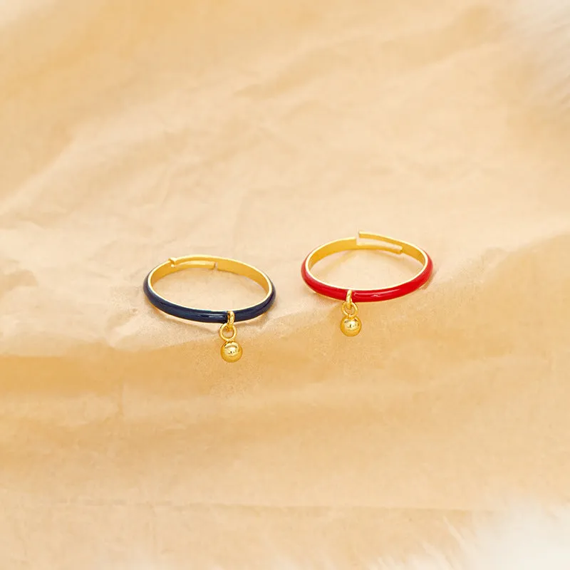 Cute Bear Matching Romantic Rings for Besties