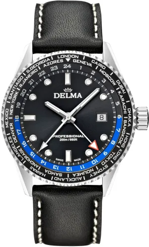 DEL Watch Cayman WORSld Timer Quartz