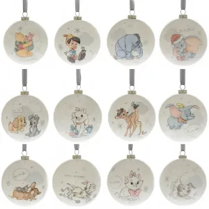 Disney Magical Beginnings Christmas Baubles (Set of 12)