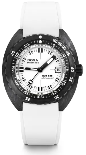 DOX Watch SUB 3 Whitepearl Carbon