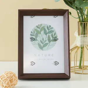 Ekhasa Wooden Photo Frame for Table Decoration | Aesthetic Stand Photo Frames for Table Top Decor | Perfect Wall Mounted Photo Frame for Birthday Gift (Photo size - 14.2 * 19.3 CM) (for Table & Wall)