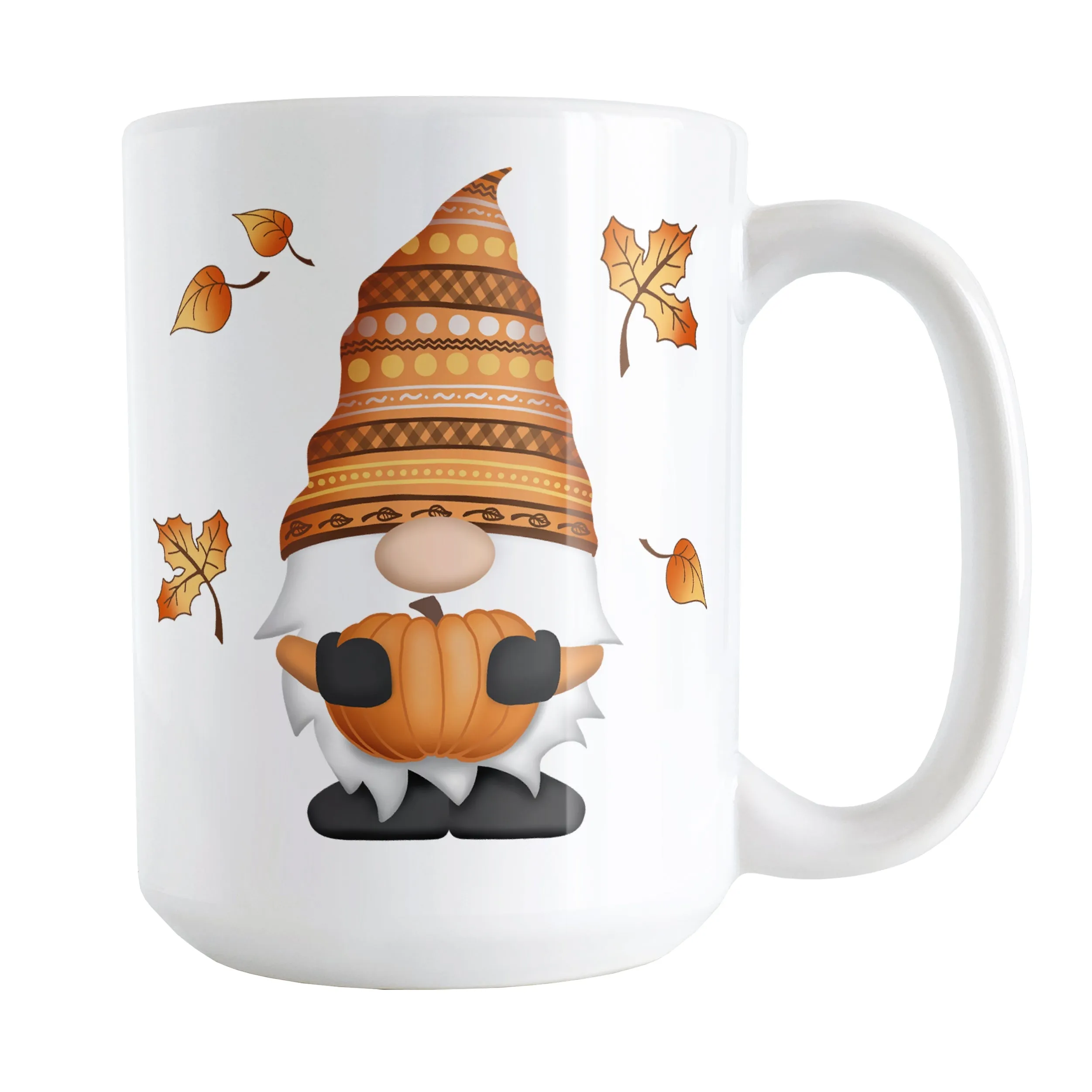 Fall Pumpkin Gnome Mug