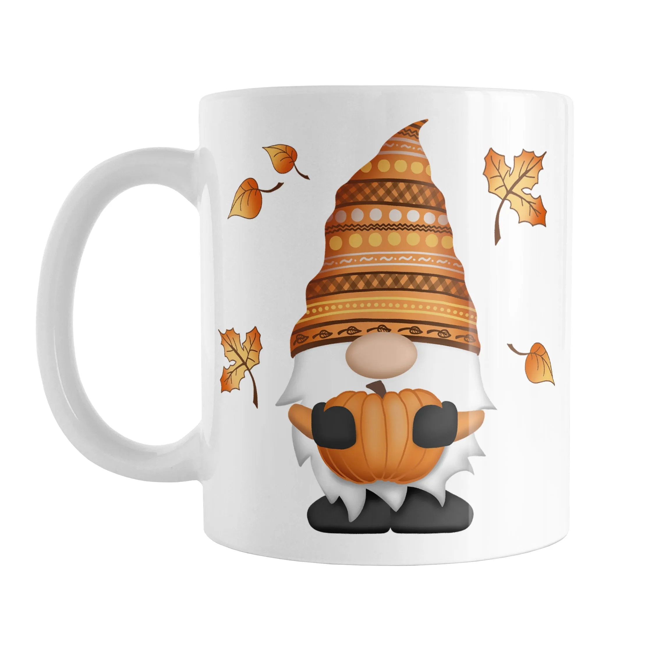 Fall Pumpkin Gnome Mug