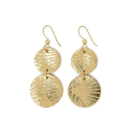 Fanfare Gold Cascade Earrings