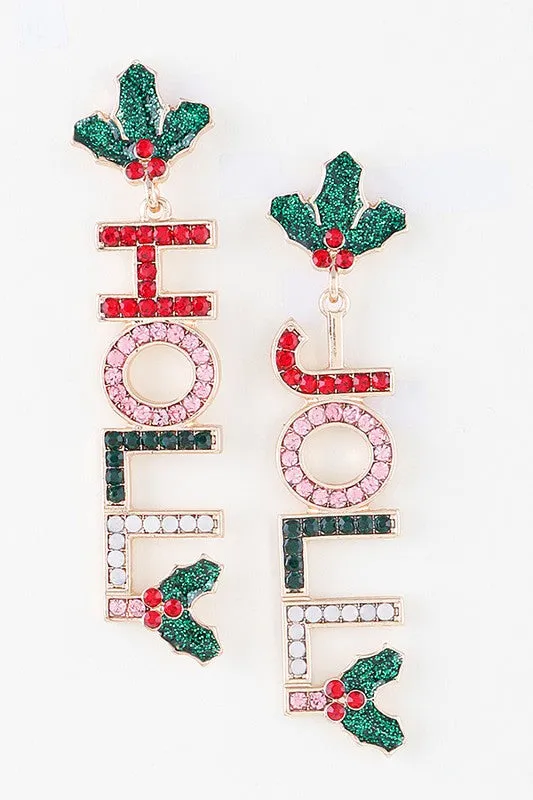 Festive Jolly Drop Earrings