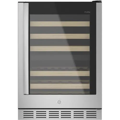 GE Profile 44-Bottle Wine Cooler with Dual Zone PWS06DSPSS