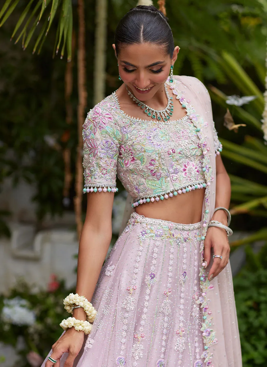 Gisel Powder Pink Lehenga Choli