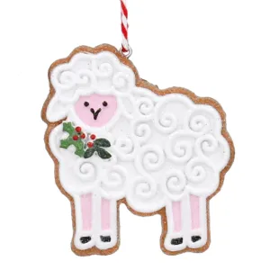 Gisela Graham Resin 6cm Gingerbread Sheep