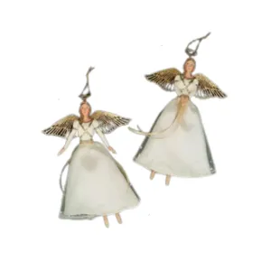 Gisela Graham Resin Angel Hanging Decoration (Choice of 2)