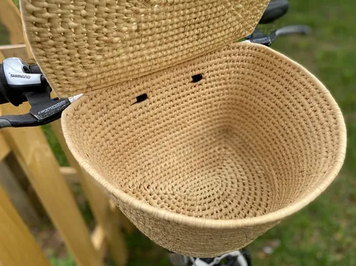 Handwoven Bike Basket