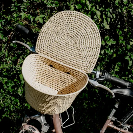 Handwoven Bike Basket