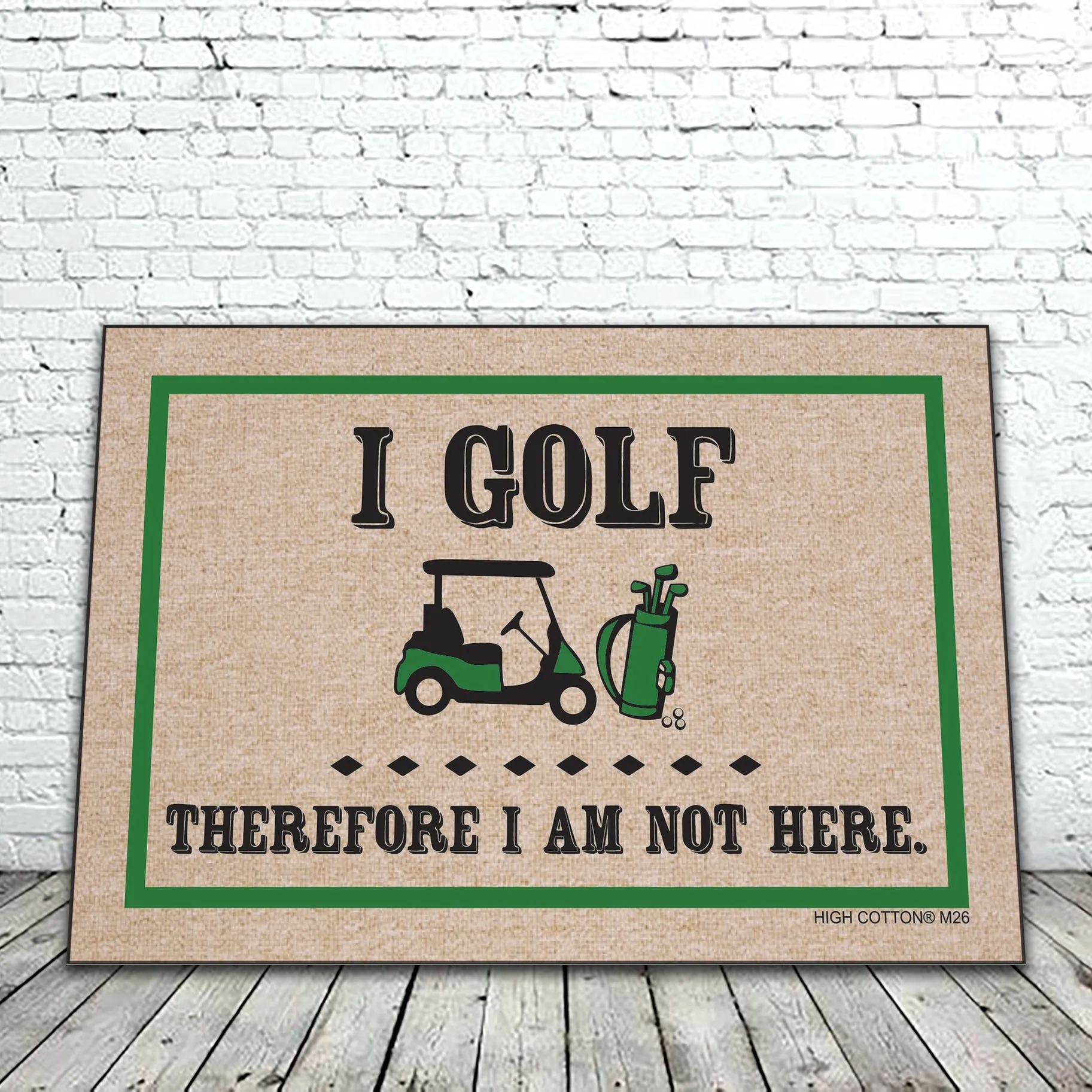 High Cotton Gifts I Golf Welcome Mat