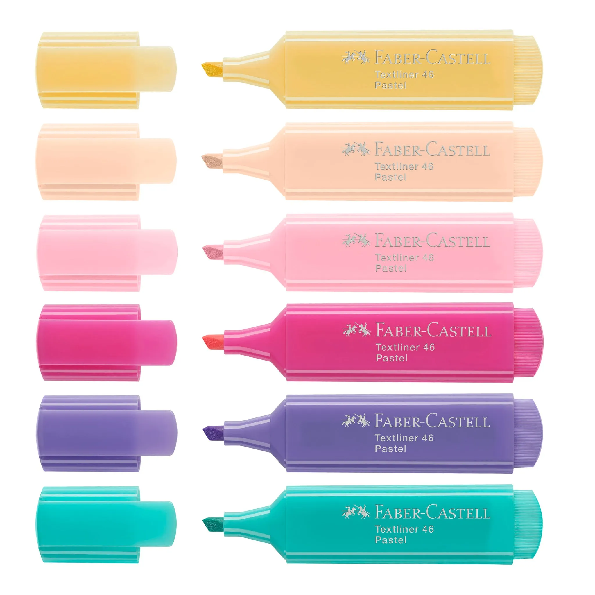 Highlighters, Pastel Colors - Box of 6 - #254656