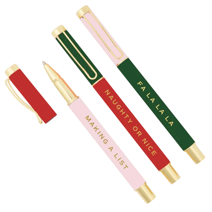 Holiday Cheer Metal Pen Set