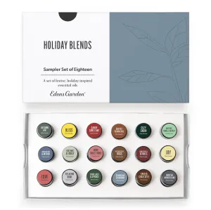 Holiday Essential Oil Blends- Sampler Set of 18