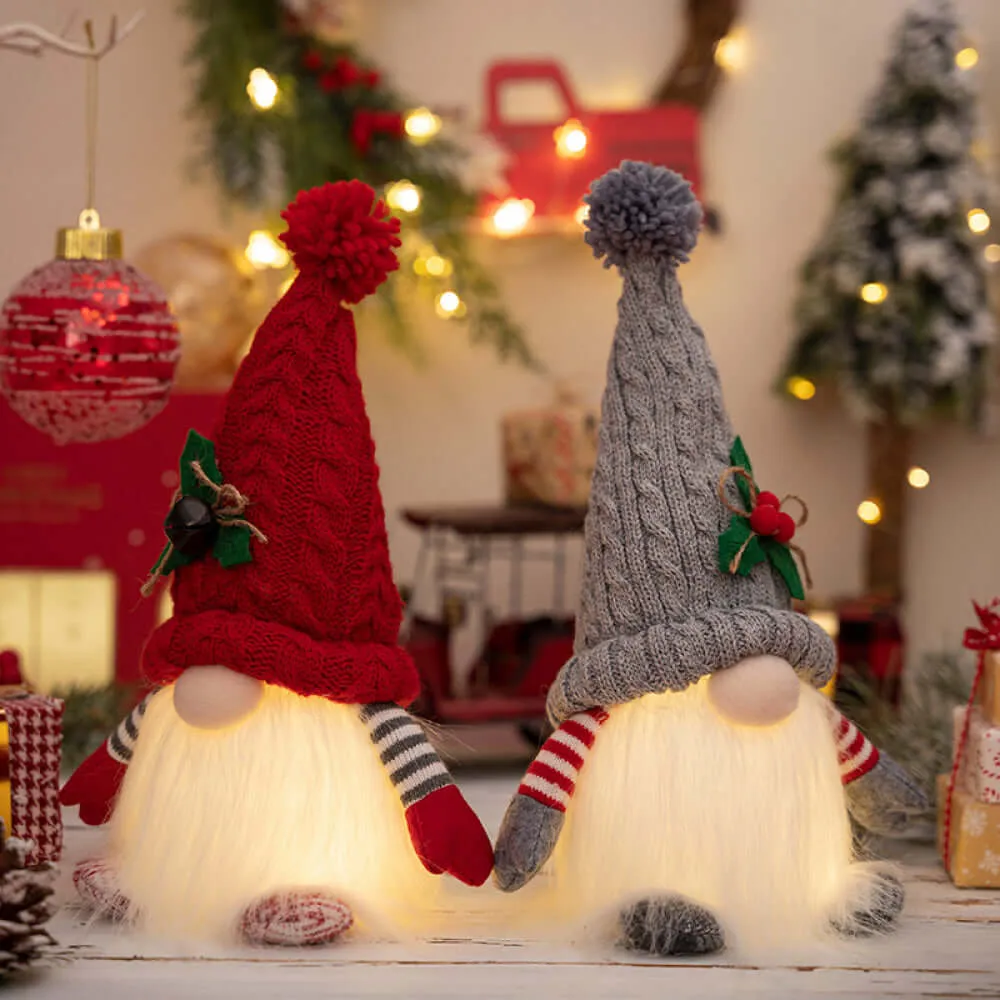 Holiday Whimsy: Light-Up Gnome Décor