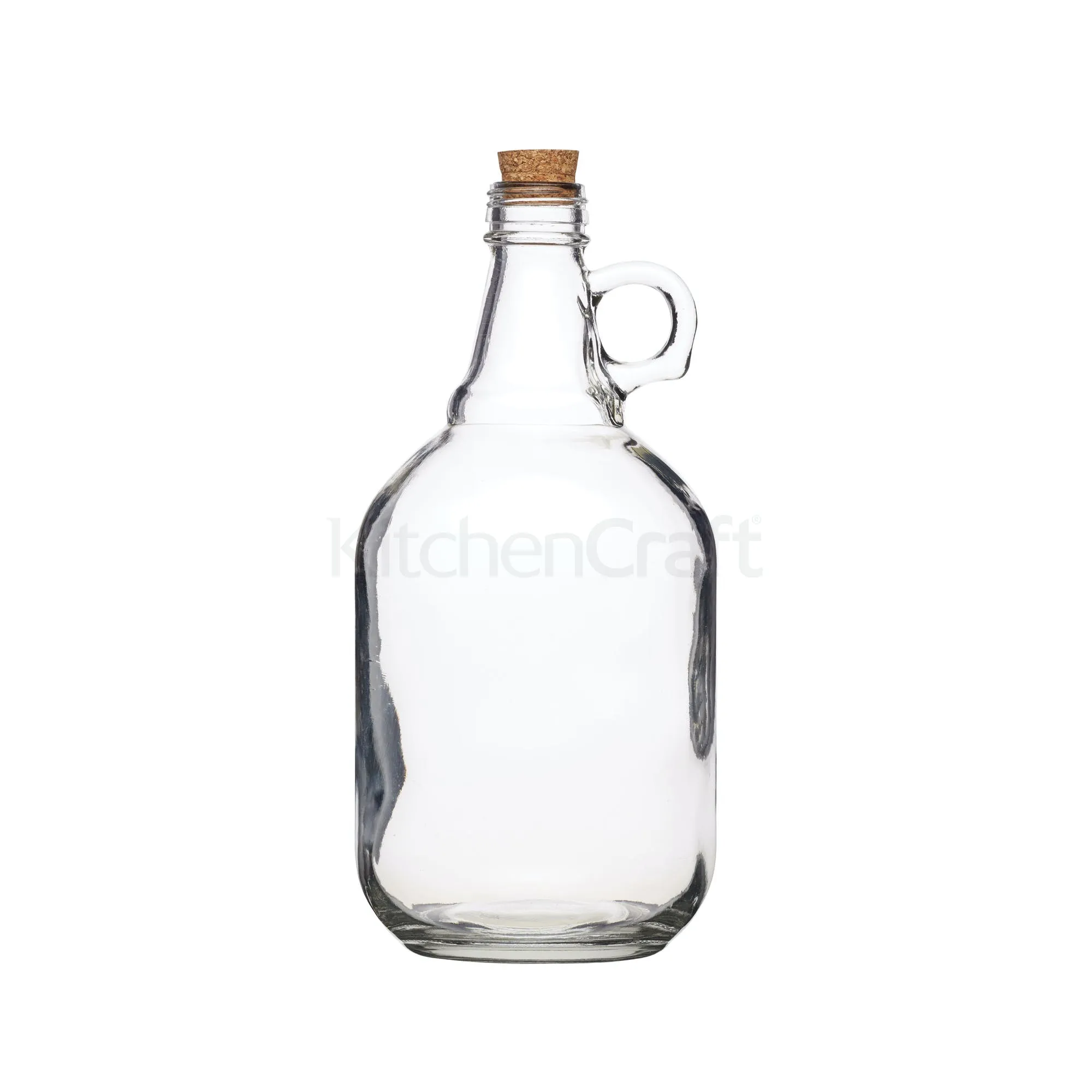 Home Made Clear Traditional Glass Carboy 1.9L